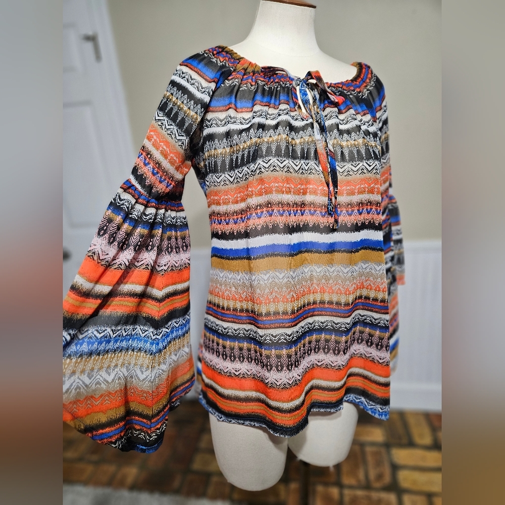 Multicolor Bohemian Women's Top